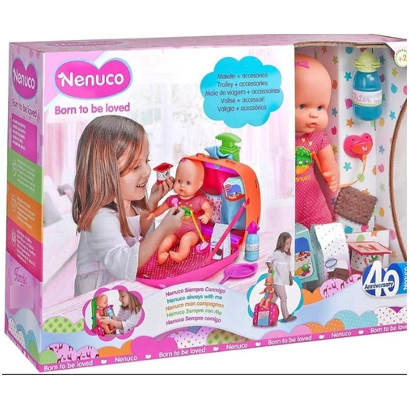 GENERICO - Juguete Muñeca Maletin Y Accesorios Nenuco