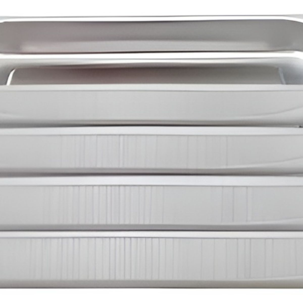 GENERICO - Set X4 Bandeja Para Horno Bandeja Acero Inoxidable Multiuso