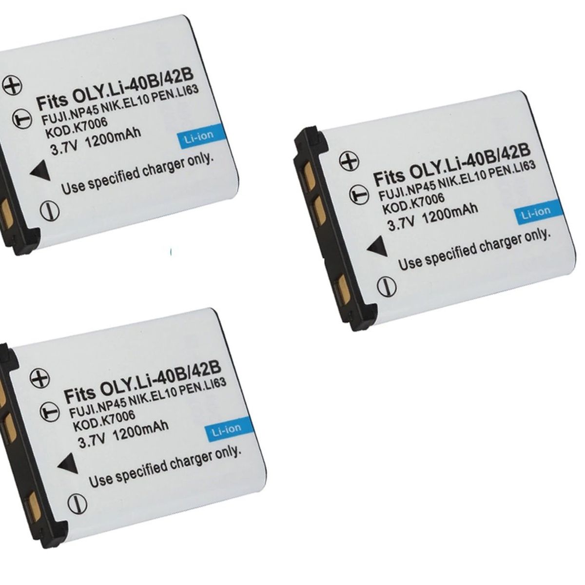 GENERICO - 3 BATERÍAS EN-EL10 NIKON ALTERNATIVA