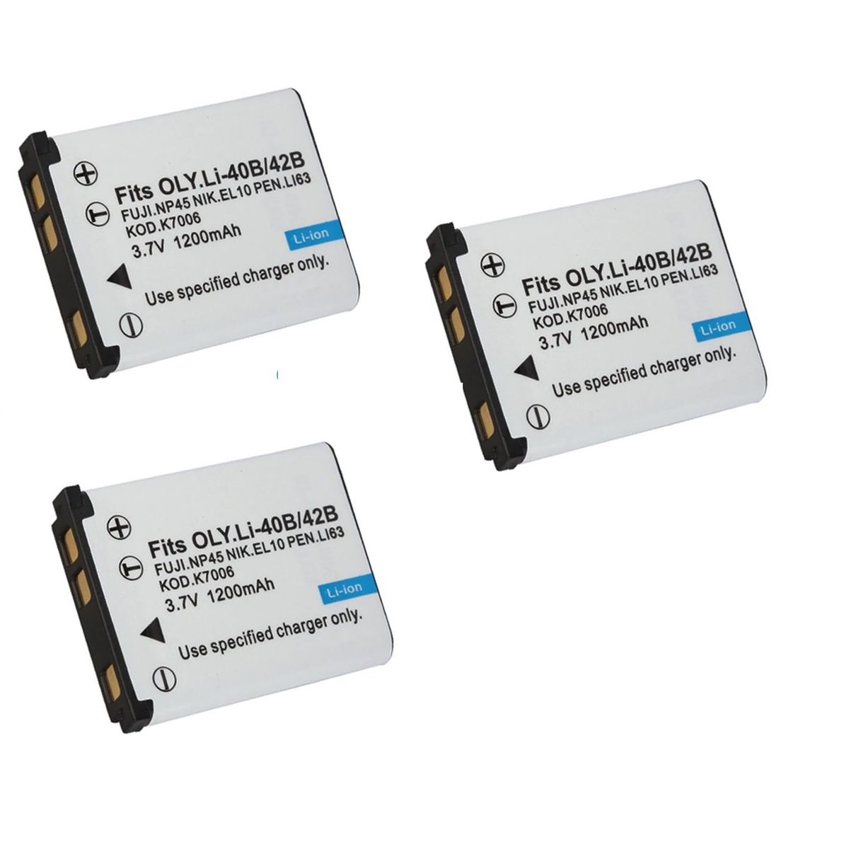 GENERICO - 3 BATERÍAS EN-EL10 NIKON ALTERNATIVA