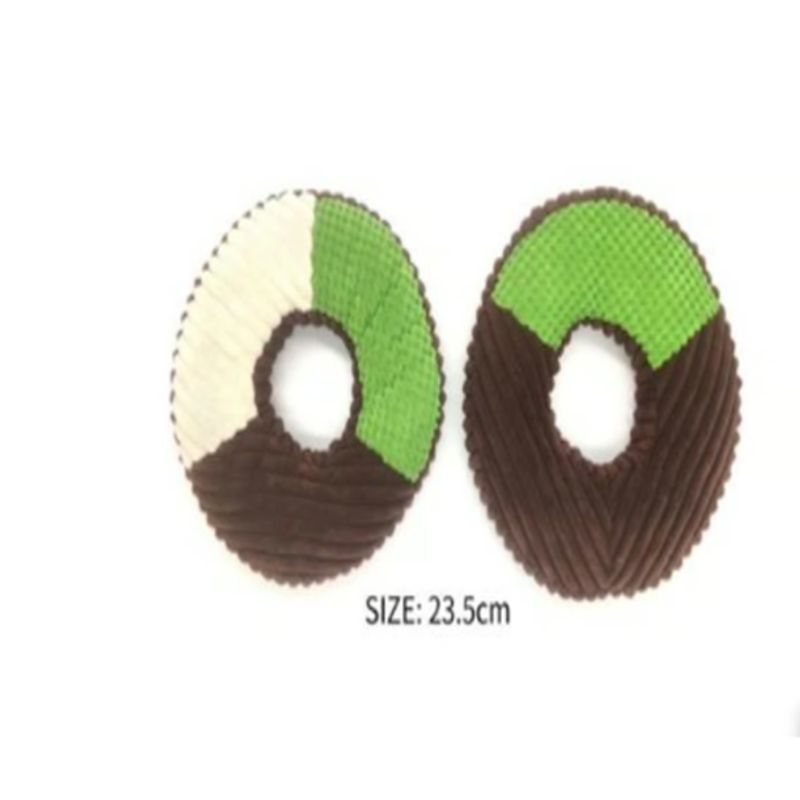 GENERICO - Juguete Diseño Dona Tela 23cm Verde