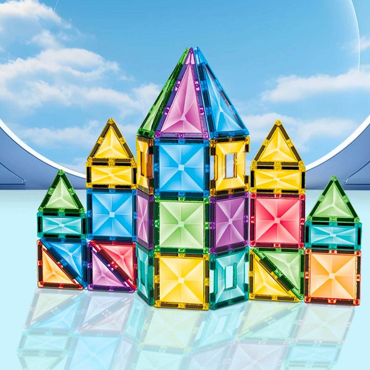 GENERICO - Juego De Construcción Magnéticos Imán Animales Varios 43Pzas