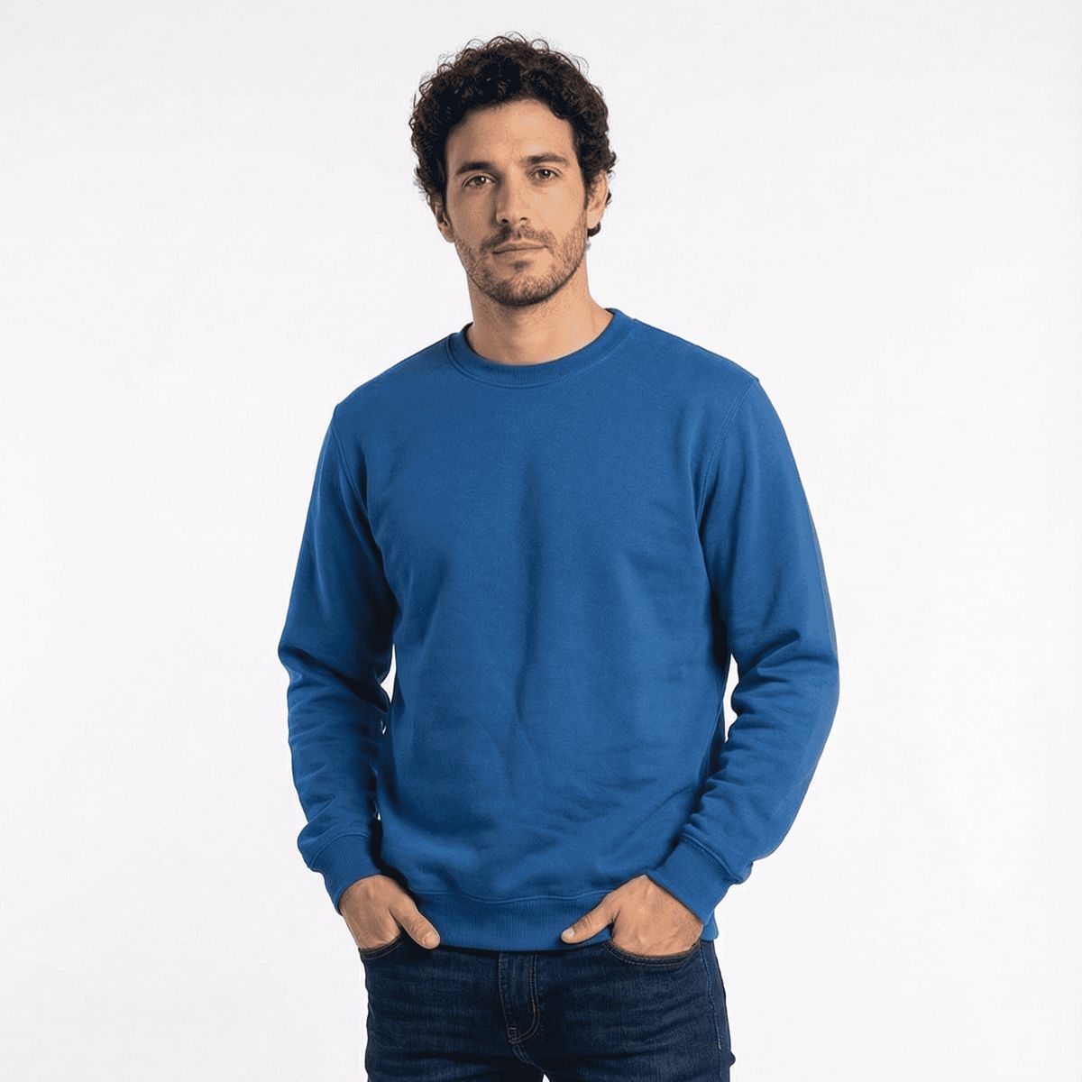 T-WORLD - Polerón Unisex Algodón Básico Afranelado Antipilling