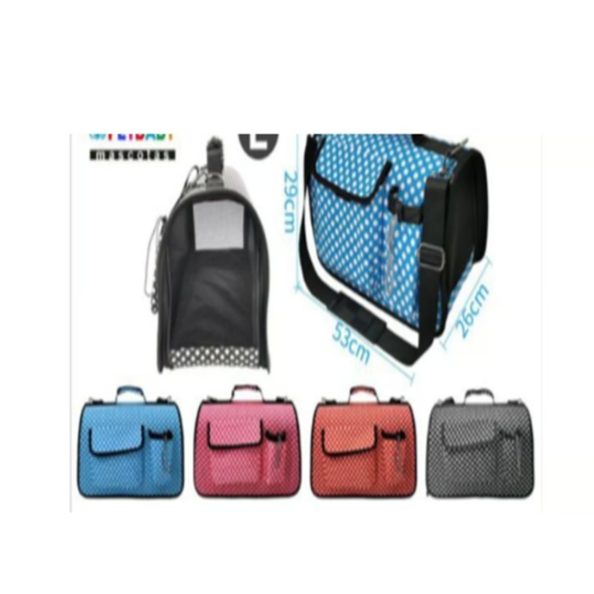 GENERICO - Bolsos de Transporte Viaje Portátil Para Mascotas Azul L