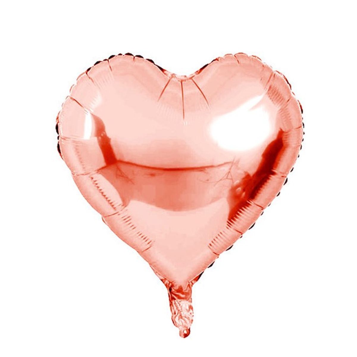 GENERICO - GLOBO METALICO 18 CORAZON ROSE GOLD X50 UNI