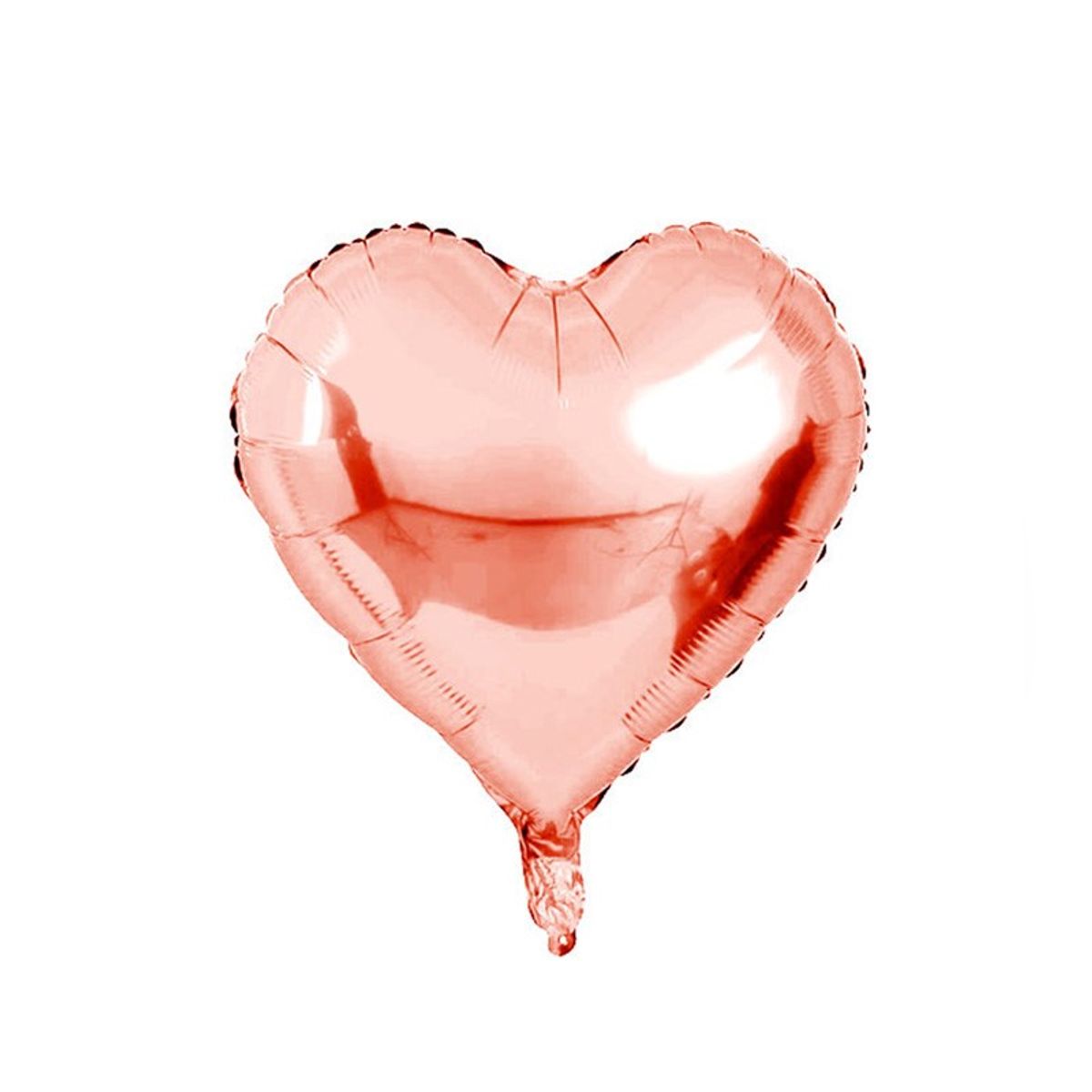 GENERICO - GLOBO METALICO 18 CORAZON ROSE GOLD X50 UNI