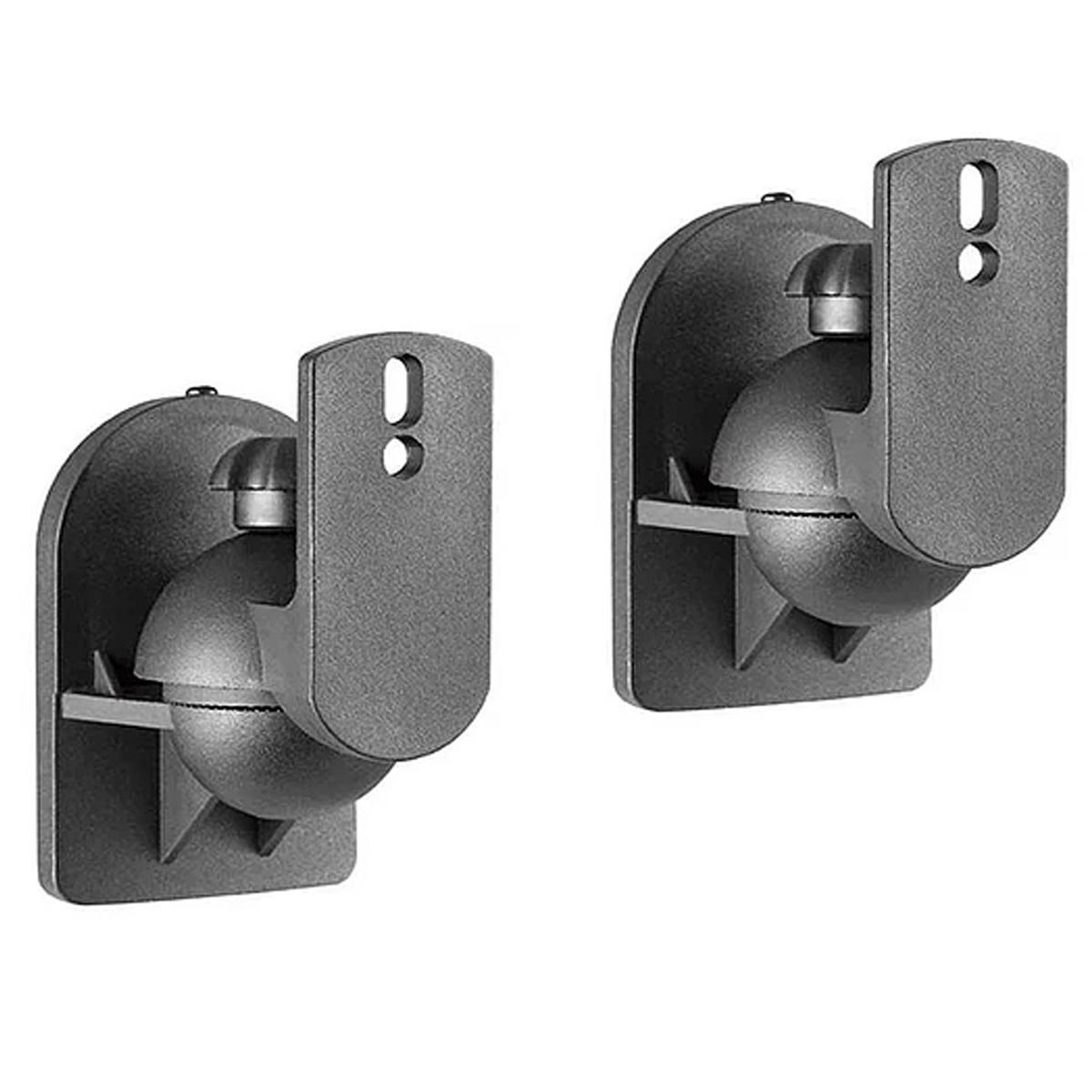 ROHE STORE - SOPORTE PARLANTE A MURO 2 UNI NEGRO ATORNILLABLE