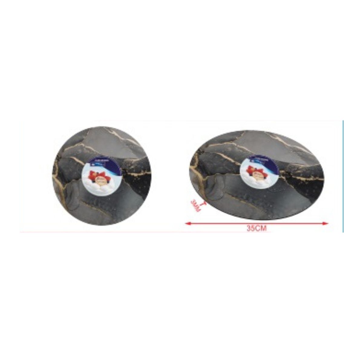 GENERICO - BASES DE TORTAS 1 PCS 35 CM