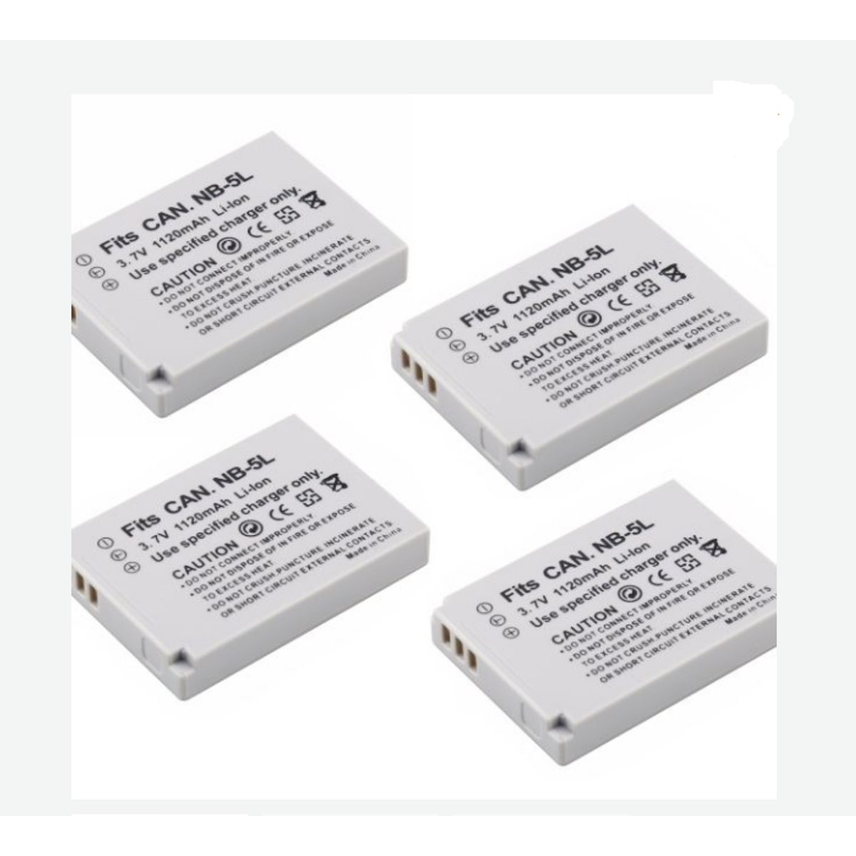 GENERICO - 4 BATERÍAS NB-5L CANON ALTERNATIVA