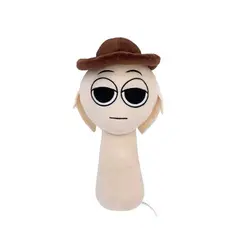 GENERICO - Peluche Sprunki piel son sombrero café