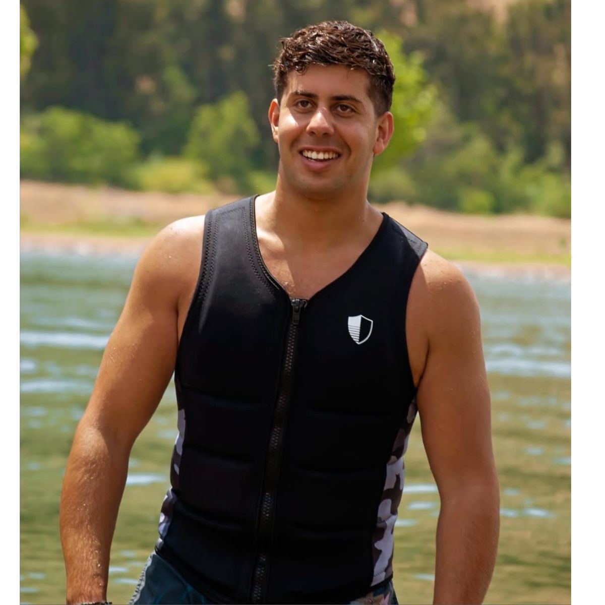 WAKEARMOR - Chaleco de Impacto Wakearmor 2025 Black-Camo Men's M