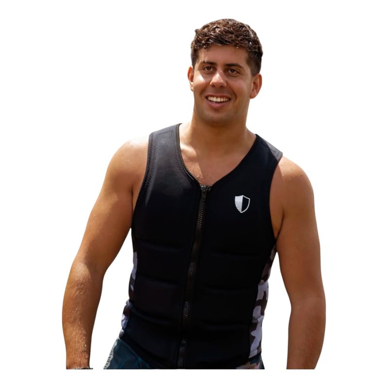 WAKEARMOR - Chaleco de Impacto Wakearmor 2025 Black-Camo Men's L