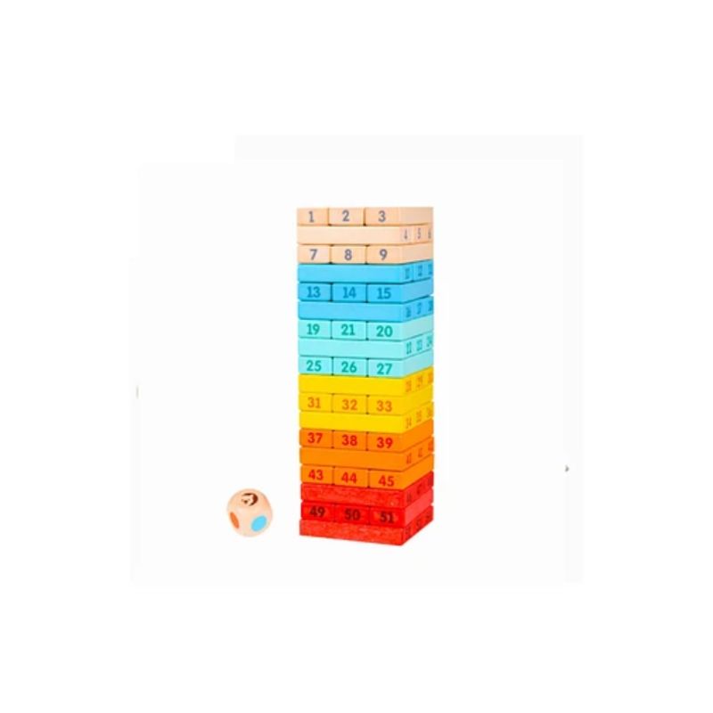 KIDSCOOL - JUEGO DIDACTICO TORRE MULTICOLOR