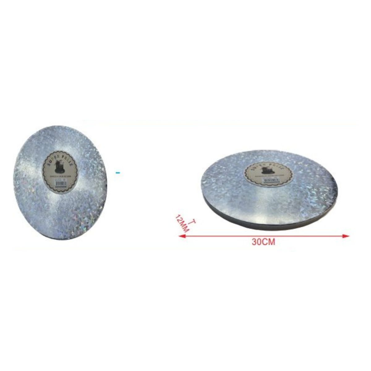GENERICO - BASES DE TORTAS 1 PCS 30 CM