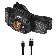 NEBO - Mycro Linterna Frontal Recargable Por Usbluz De Gorra