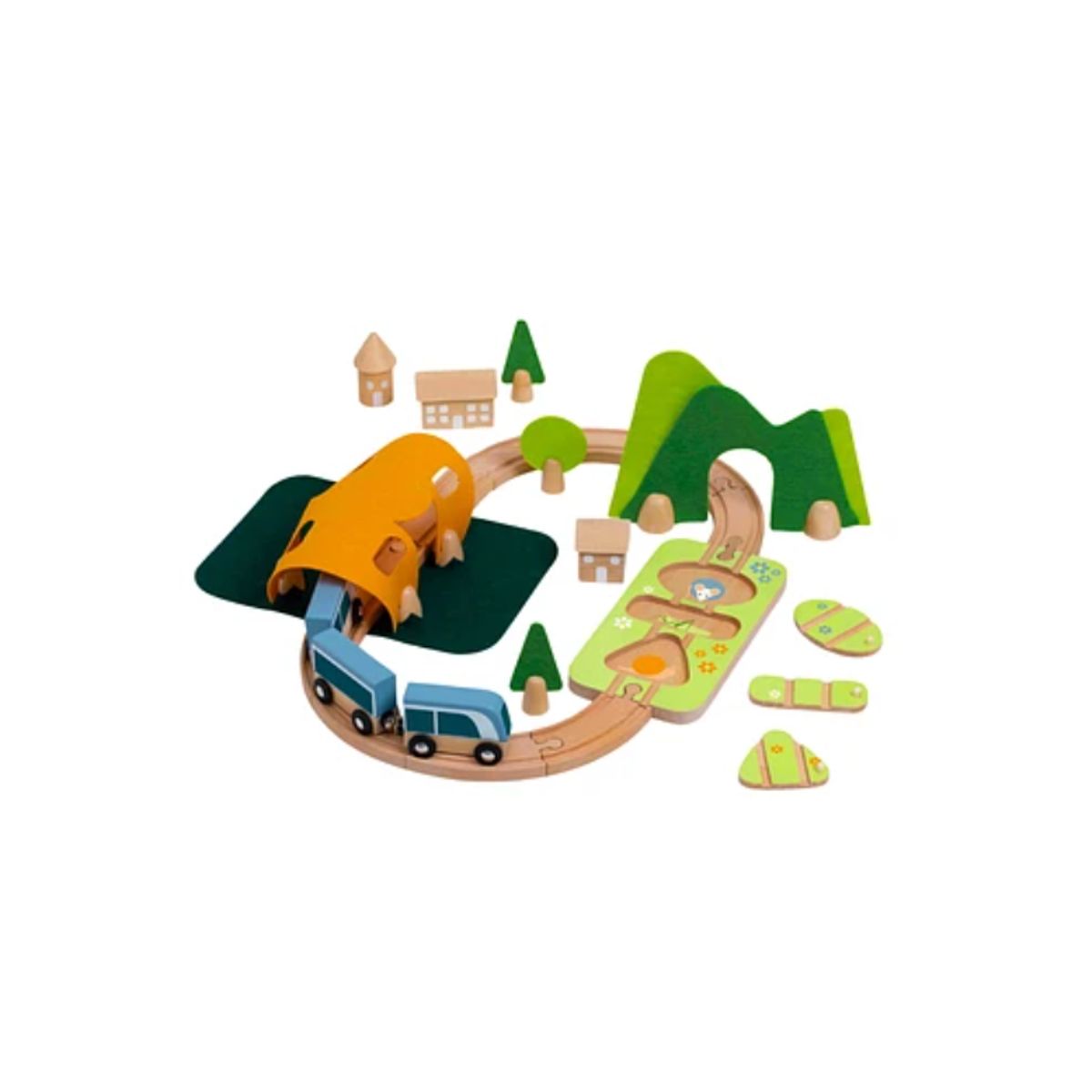 KIDSCOOL - Juego Didáctico Pista Trencito Feliz