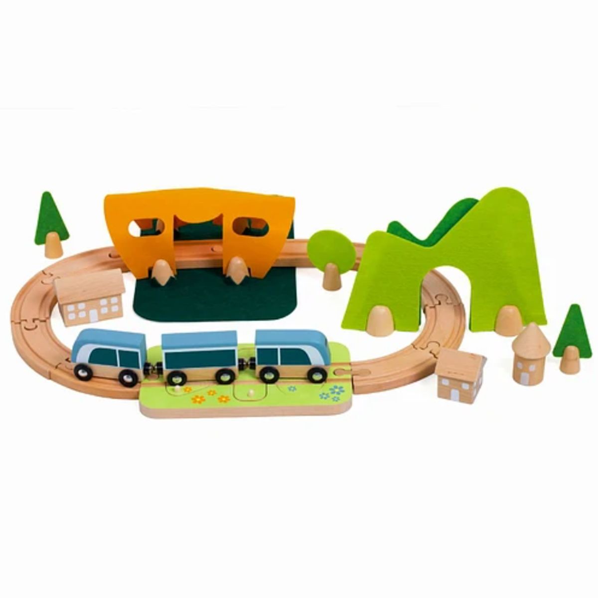 KIDSCOOL - Juego Didáctico Pista Trencito Feliz