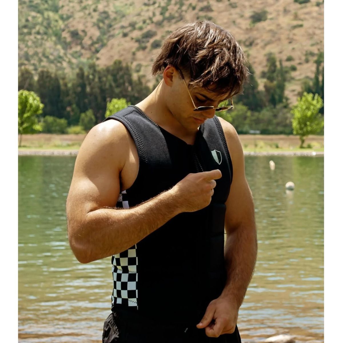 WAKEARMOR - Chaleco de Impacto Wakearmor 2025 Checkers Men's L