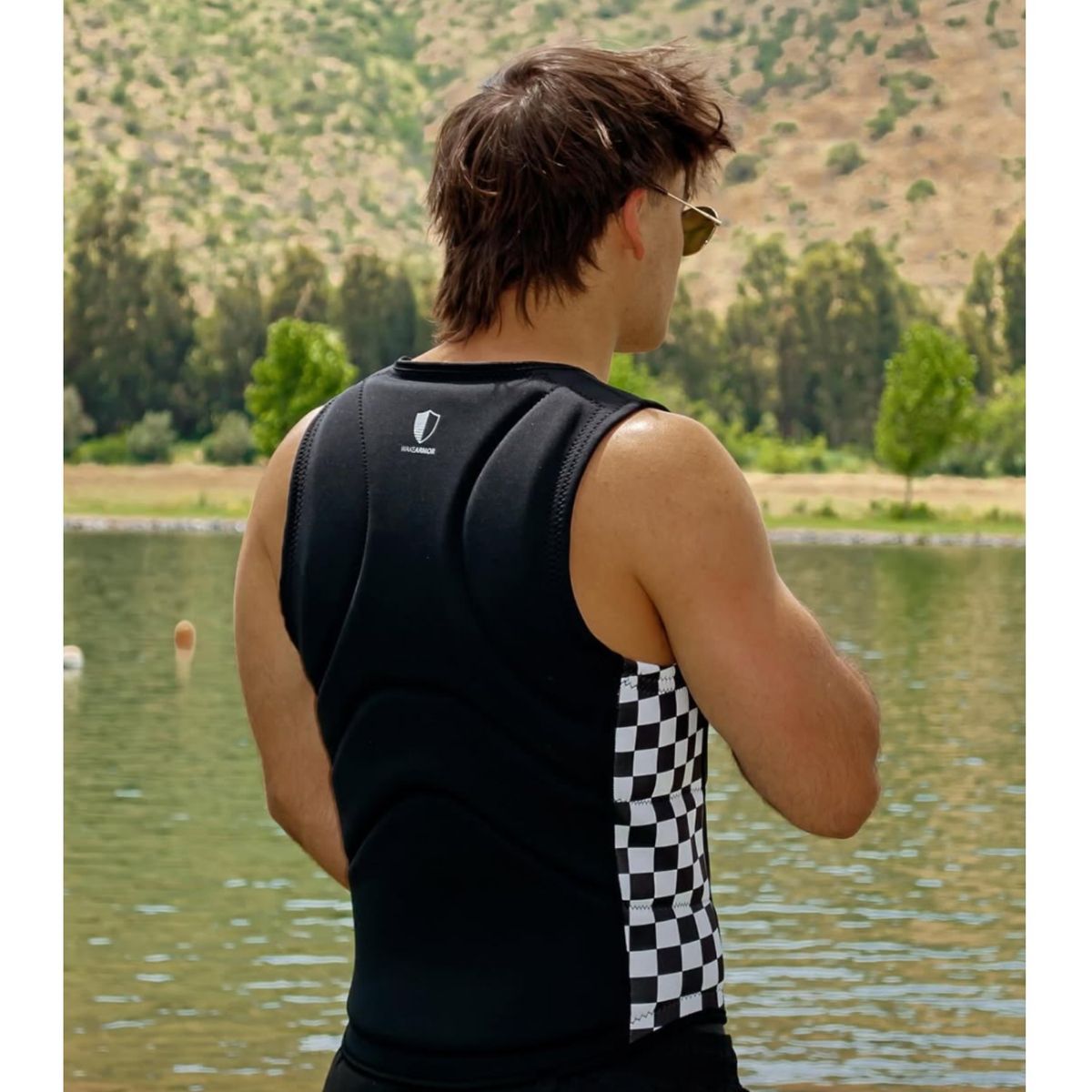 WAKEARMOR - Chaleco de Impacto Wakearmor 2025 Checkers Men's XL