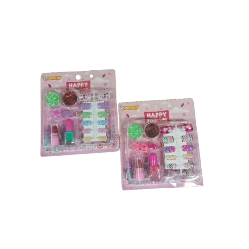 GENERICO - Pack 2 sets pintura de uñas para niña