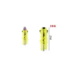 GENERICO - Boa De Plumas Amarillo 2 M