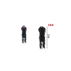 GENERICO - Boa De Plumas Negro 2 M