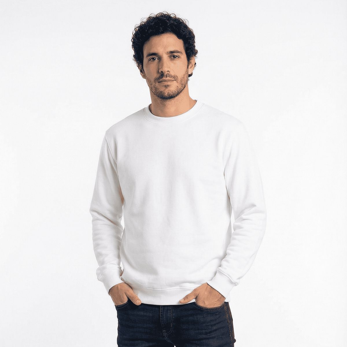 T-WORLD - Polerón Unisex Algodón Afranelado Básico Antipilling