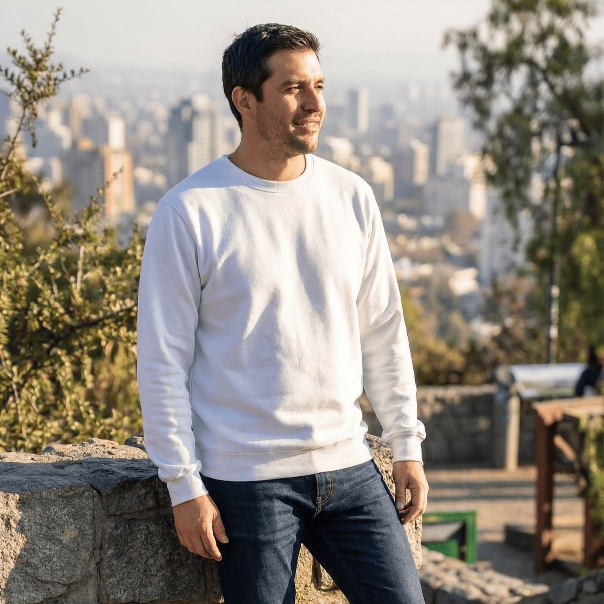 T-WORLD - Polerón Unisex Algodón Afranelado Básico Antipilling