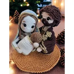 GENERICO - SAGRADA FAMILIA EN AMIGURUMI
