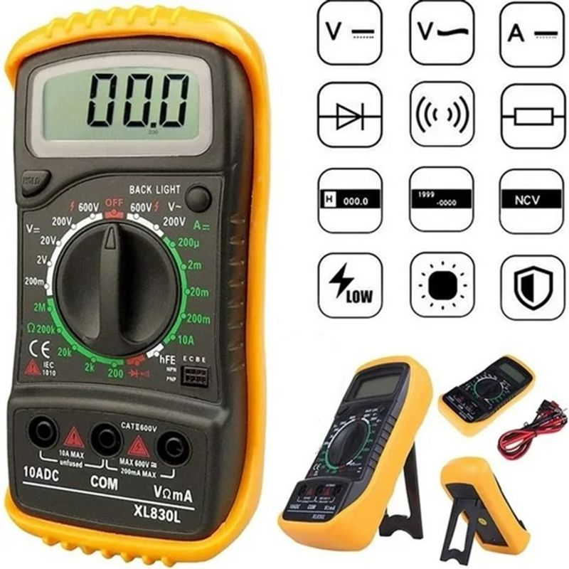 GENERICO - Tester Multitester Multimetro Digital