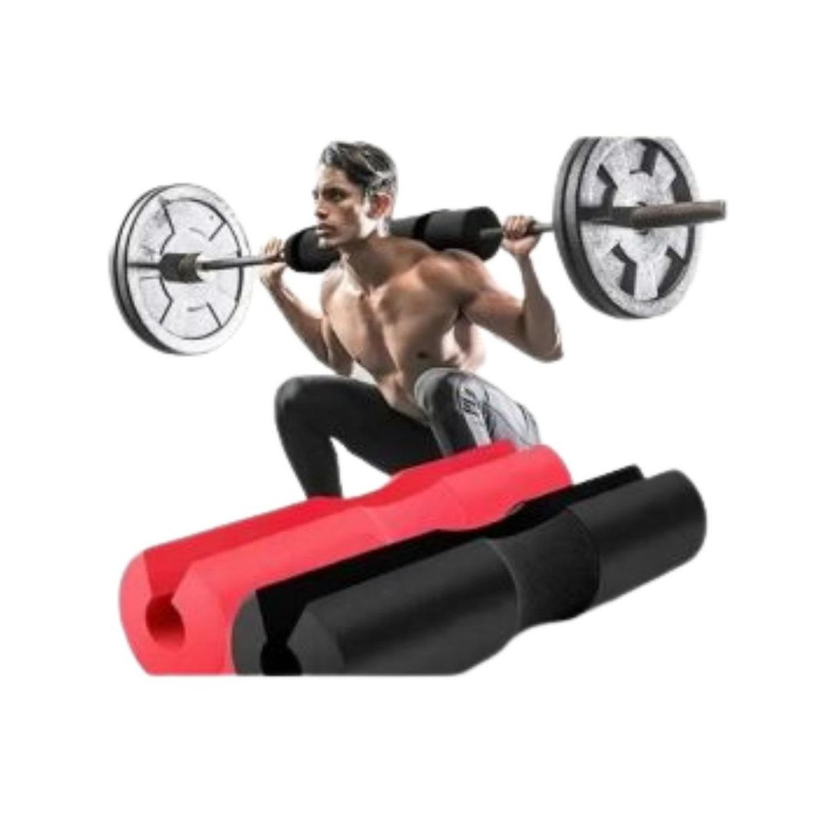 FOUR - Protector de Hombros y Cuello para Barra Sentadillas