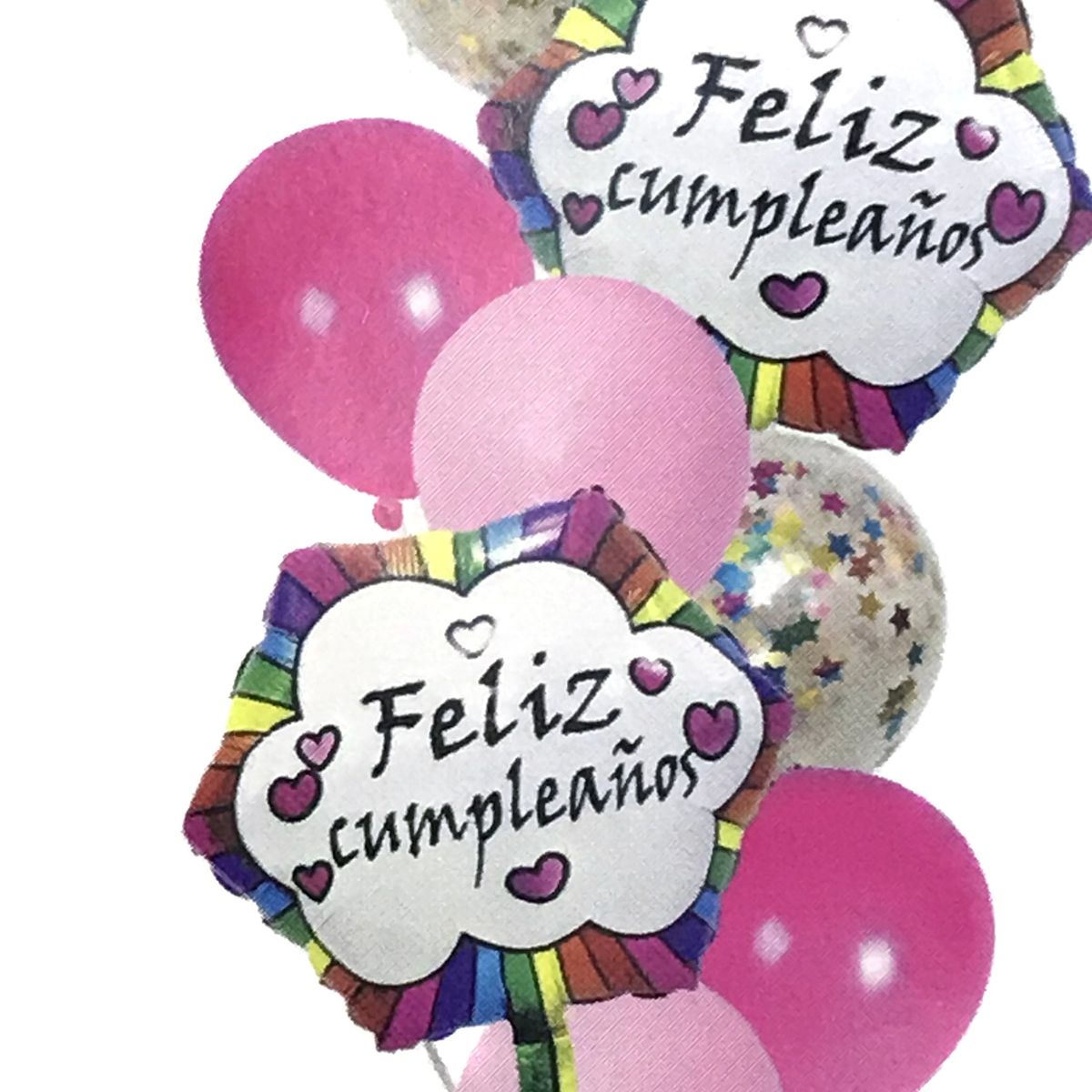 GENERICO - SET GLOBO METALICO F.C ARCOIRIS X 1 SET