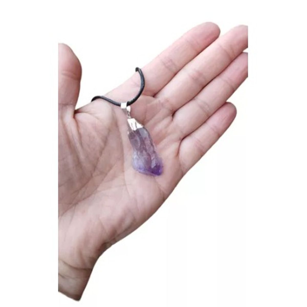 GENERICO - Collar Colgante  Piedra AMATISTA