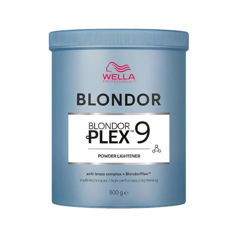 WELLA - Polvo Decolorante Blondor Plex 800g Wella  Aclara 9 Tonos