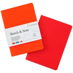 HAHNEMUHLE - Set 2 libretas Sketch & Note Hahnemühle A4 297X21cm