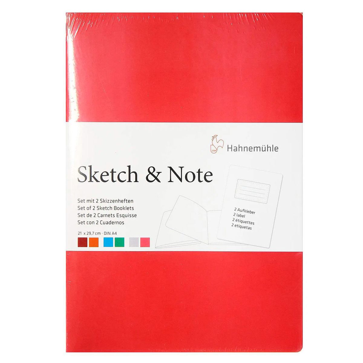 HAHNEMUHLE - Set 2 libretas Sketch & Note Hahnemühle A4 (29.7X21cm)