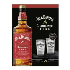 JACK DANIELS - Whiskey Jack Daniel's Fire 750cc + 2 Shots de Regalo