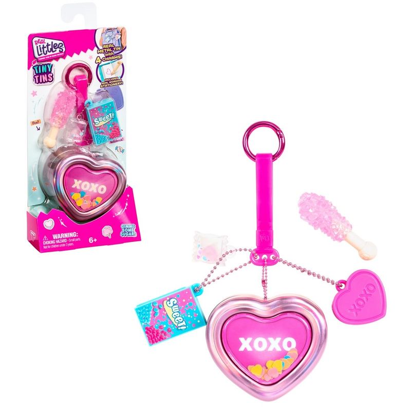 ANSALDO - Llavero Metalico Con Accesorios Real Littles - Xoxo