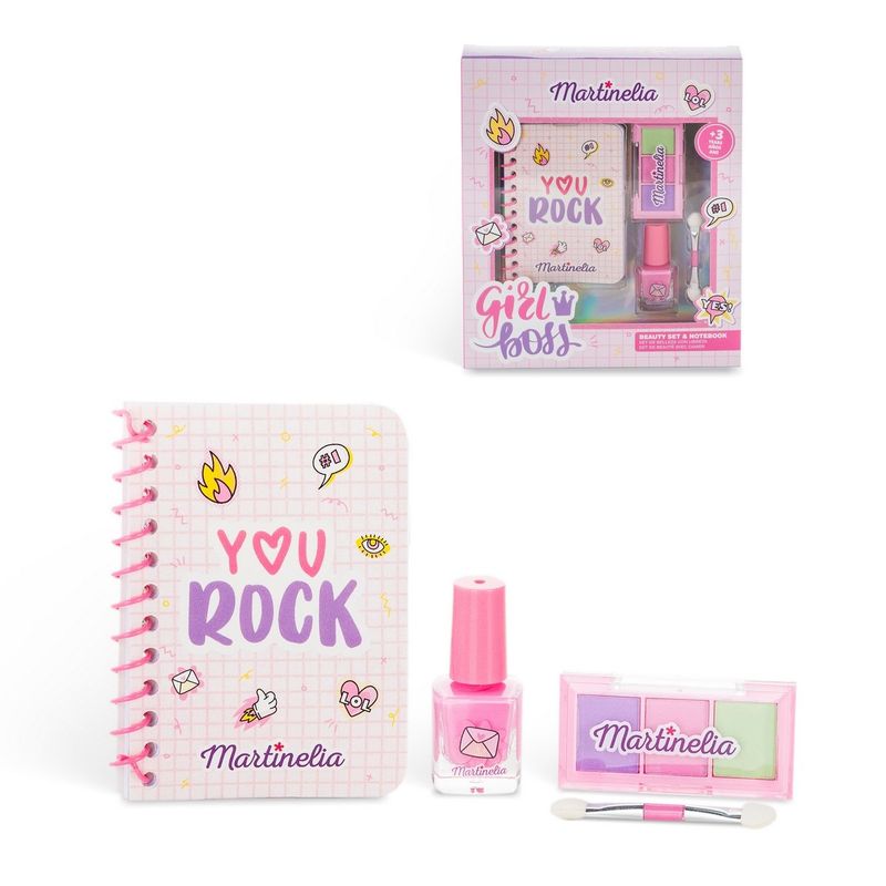ANSALDO - MARTINELIA – SUPER GIRL MAQUILLAJE Y BLOCK DE NOTAS