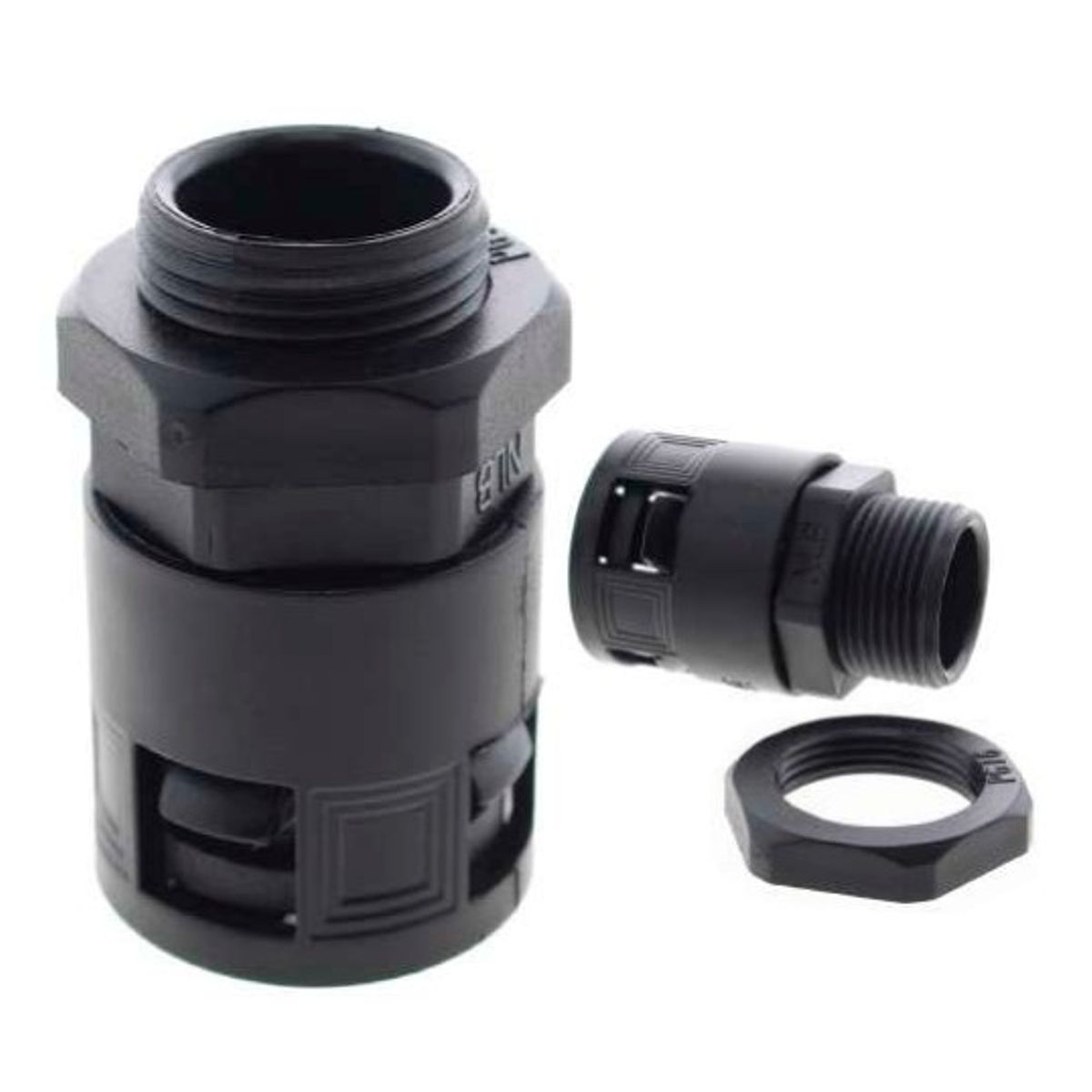 GENERICO - Conector Recto de Tornillo Rápido Libre de Halogenos 13mm