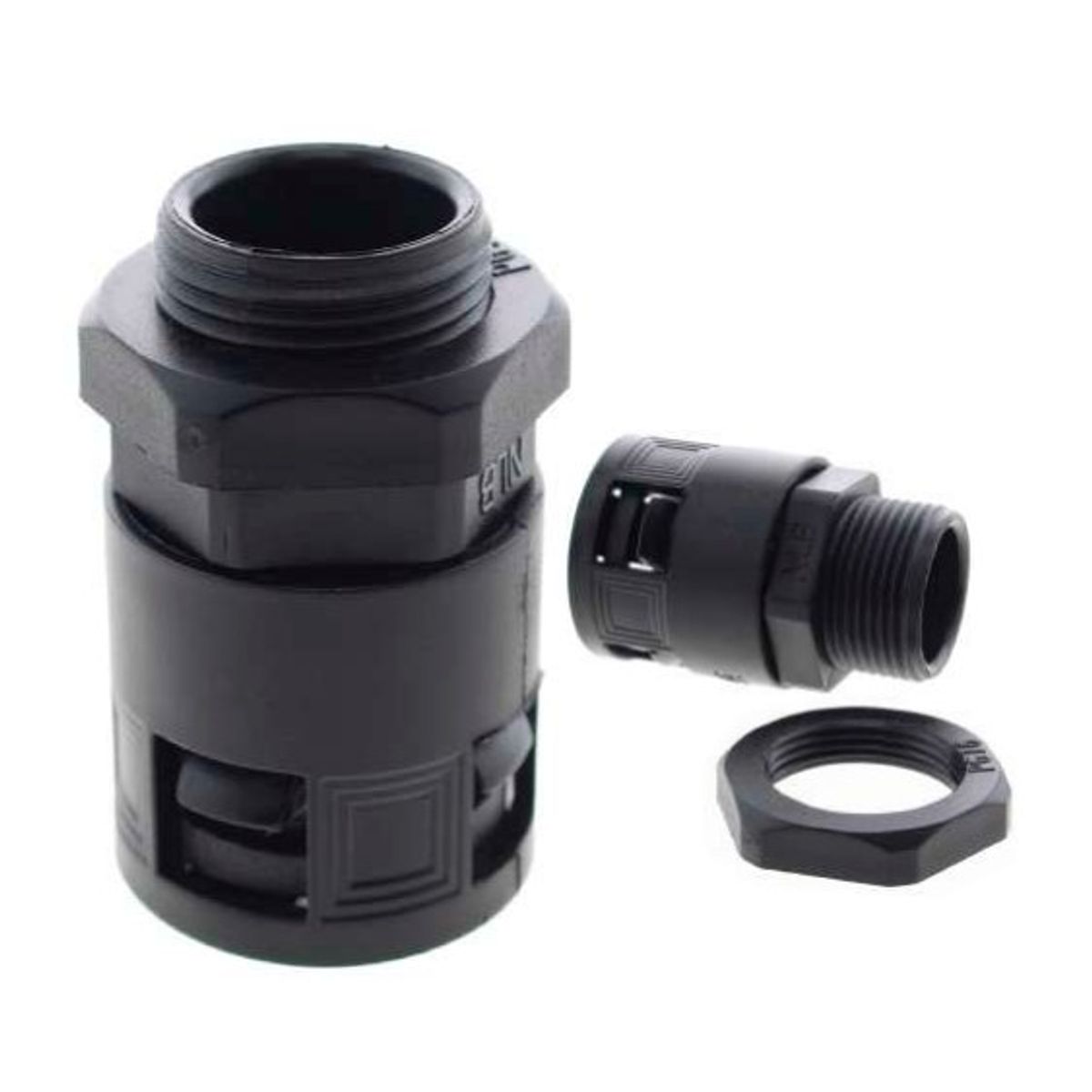 GENERICO - Conector Recto de Tornillo Rápido Libre de Halogenos 13mm