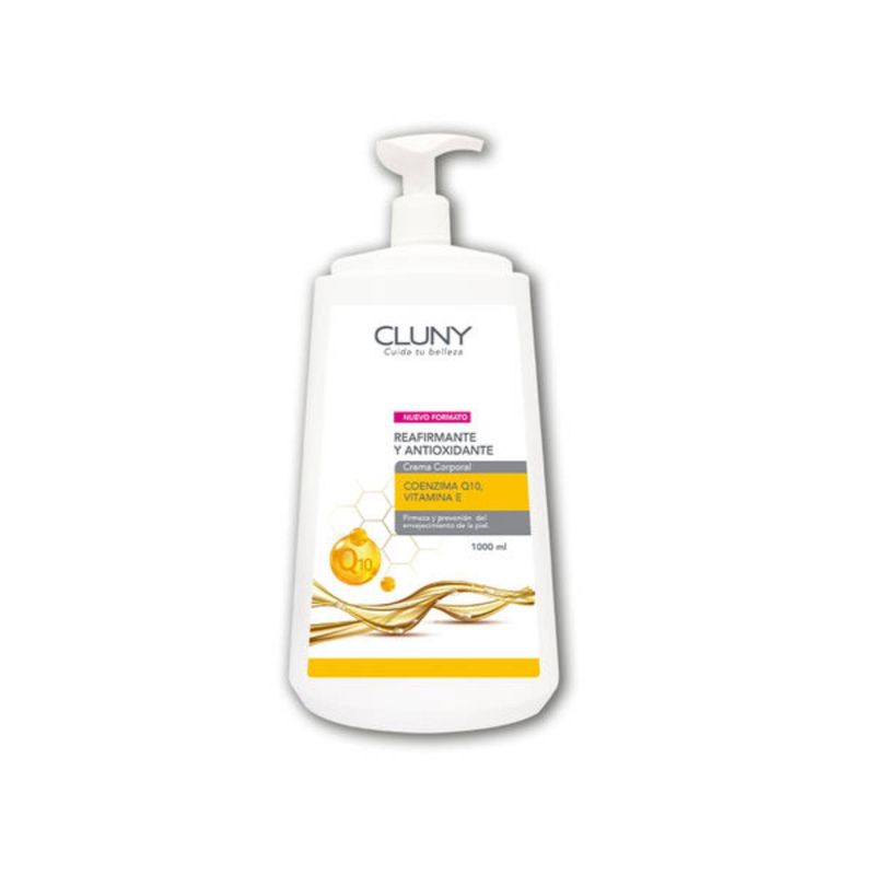 CLUNY - Cluny Crema Corporal Q10 + Vitamina E 1Lt.-