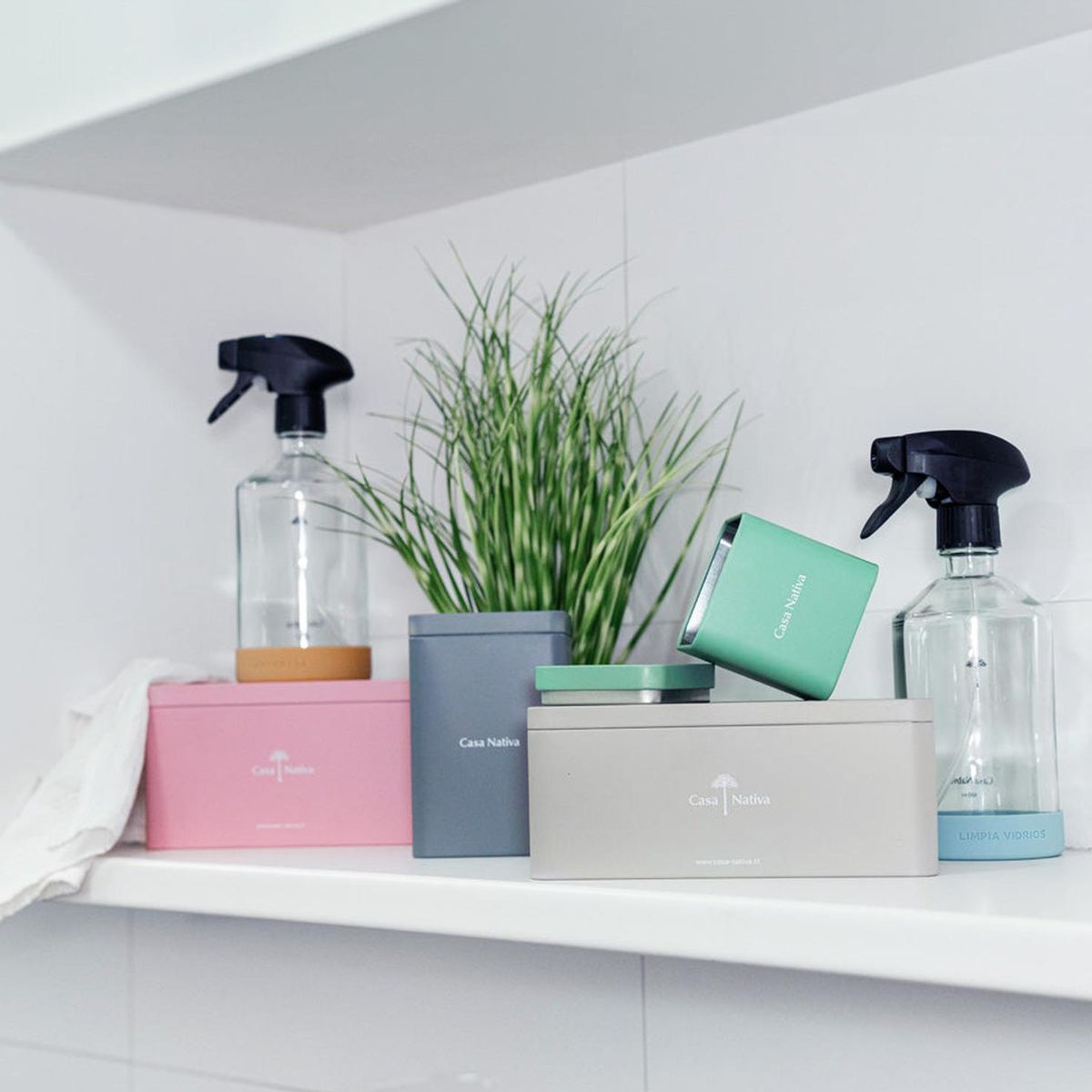 CASA NATIVA - Caja Aluminio Gris Piedra