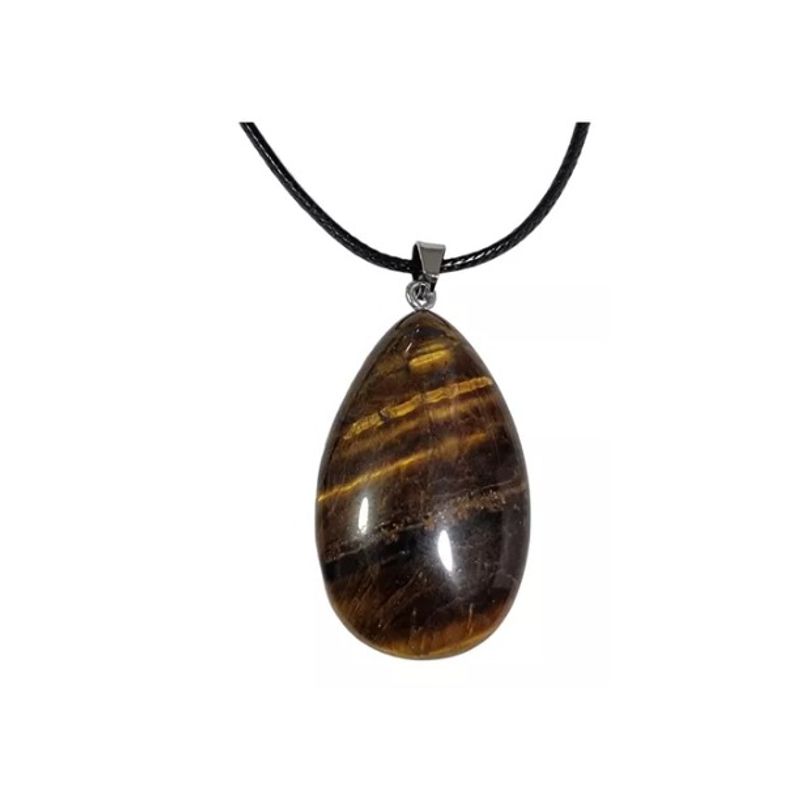 GENERICO - Collar Colgante  Piedra OJO DE TIGRE