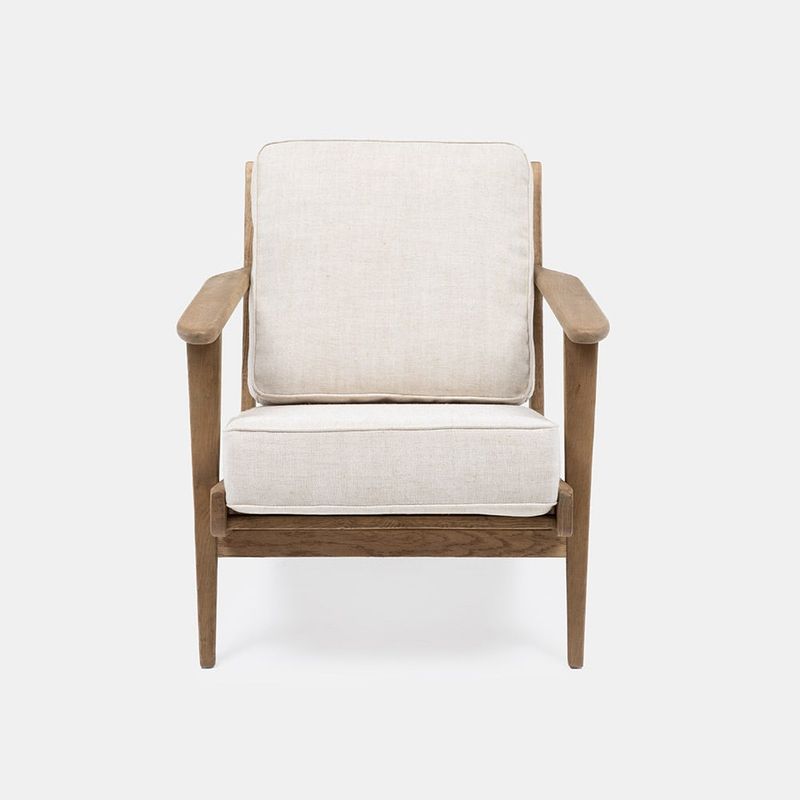 MILK - SILLON BROOKS TOSTADO Y GRIS