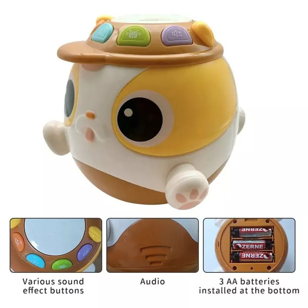 GENERICO - Juguete Musical Con Luces Sonidos Animales