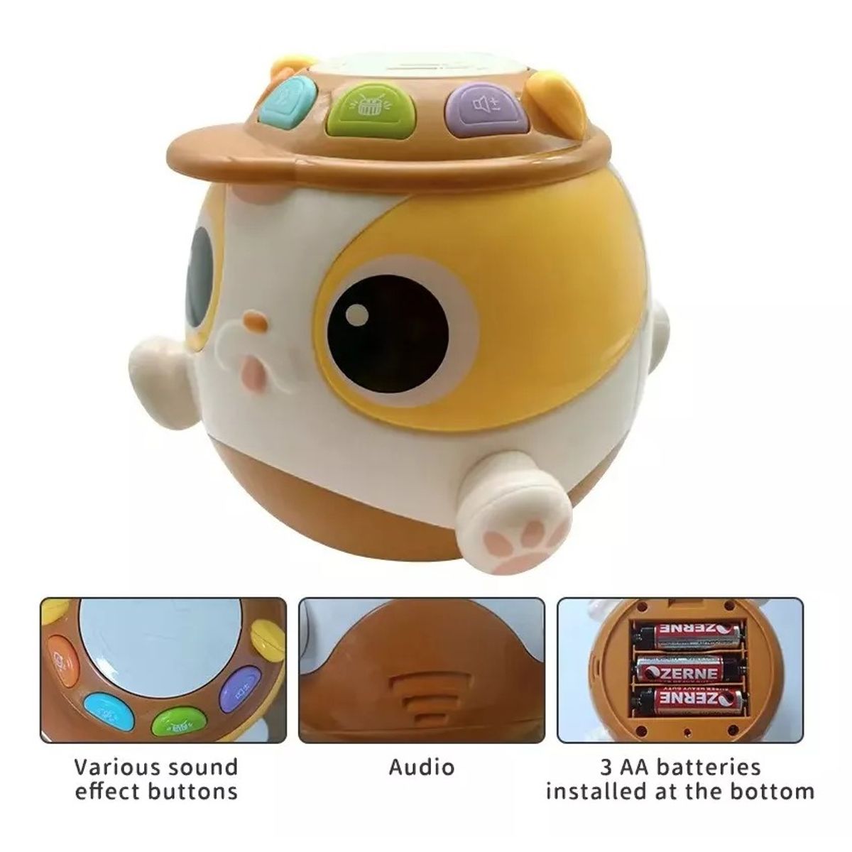 GENERICO - Juguete Musical Con Luces Sonidos Animales