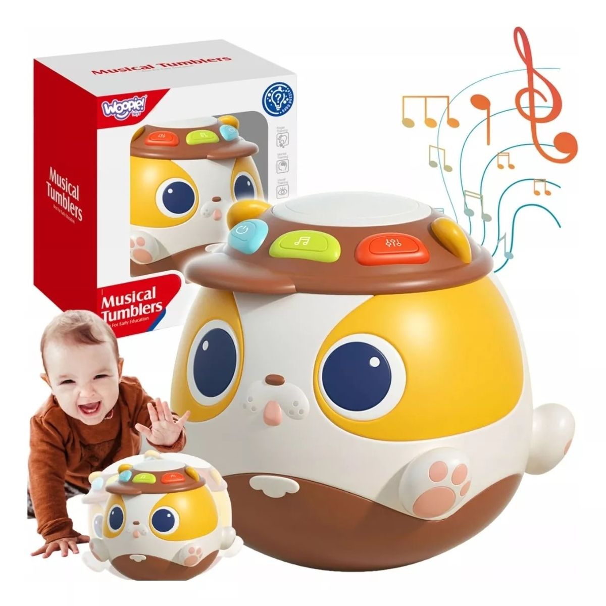 GENERICO - Juguete Musical Con Luces Sonidos Animales