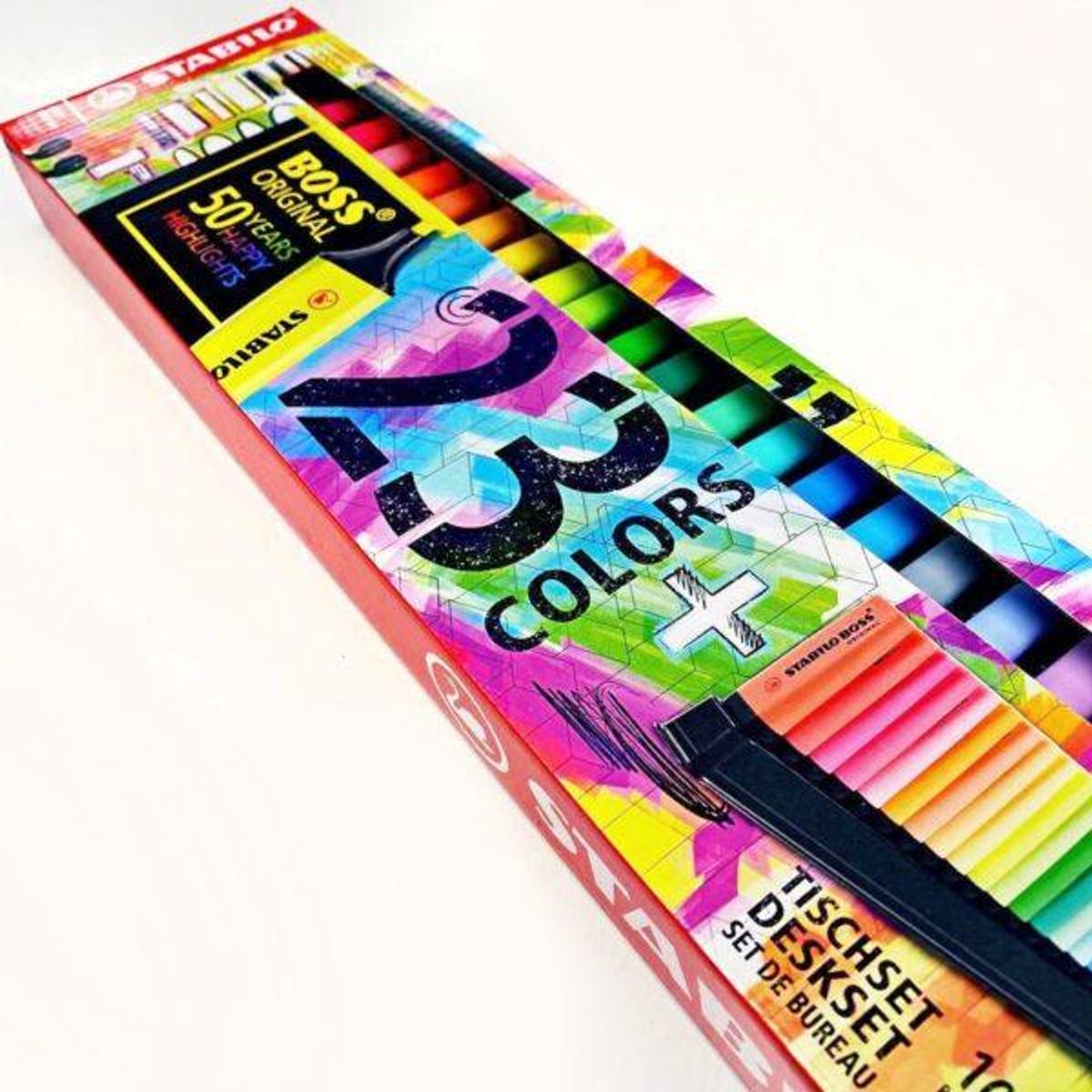 STABILO - SET DE RESALTADORES ESCRITORIO BOSS 23 UNIDADES