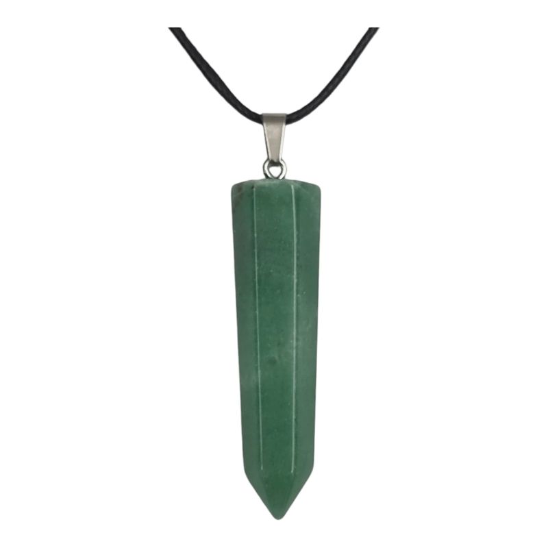 GENERICO - Collar Colgante  Piedra JADE VERDE